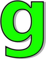 Alphabets Numbers Outlined Alphabet Green Lowercase G Green Png Html