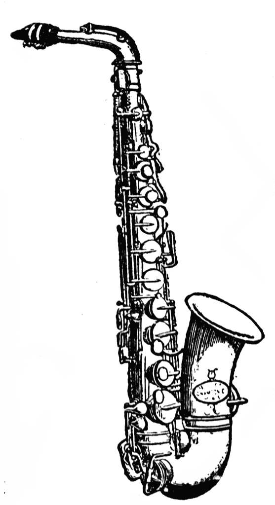 Alto Saxophone - Saxophone Clip Art