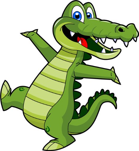 Amazon clipartall.com: Cartoon Alligator Clip Art - Cute Alligator Mascot Stock Illustration!