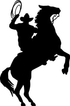 Amazon clipartall.com: COWBOY HORSE RIDER WESTERN WALL DECAL HOME DECOR SILHOUETTE LARGE 20u0026quot;
