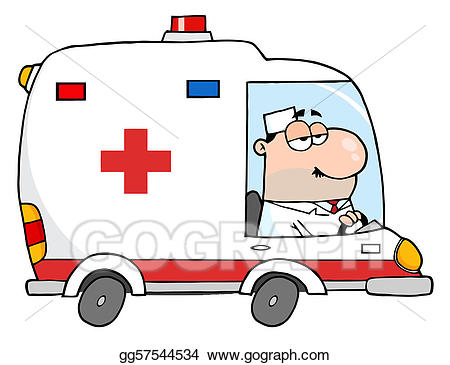 Doctor Driving Ambulance