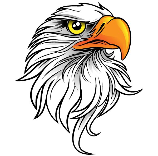 american eagle head clipart - Eagle Head Clip Art