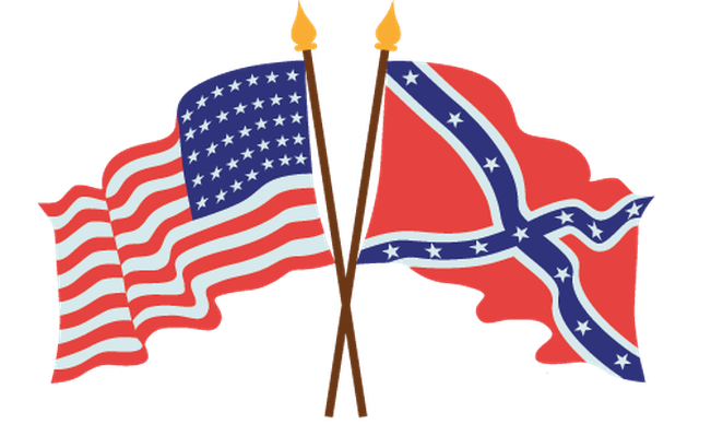 American Civil War Flags | Clipart
