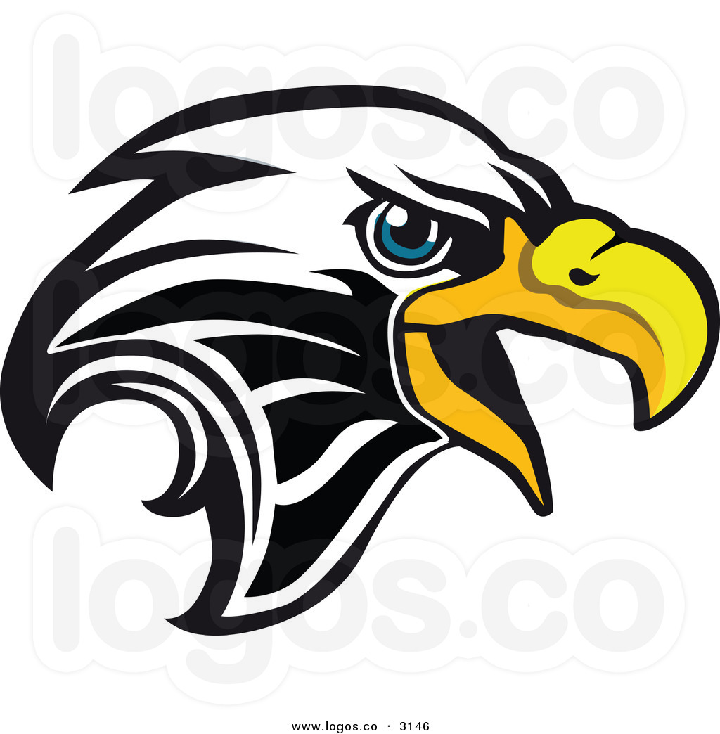 Eagle Head Mascot Logo Royalt