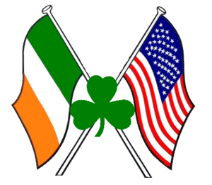American Flag And Irish .