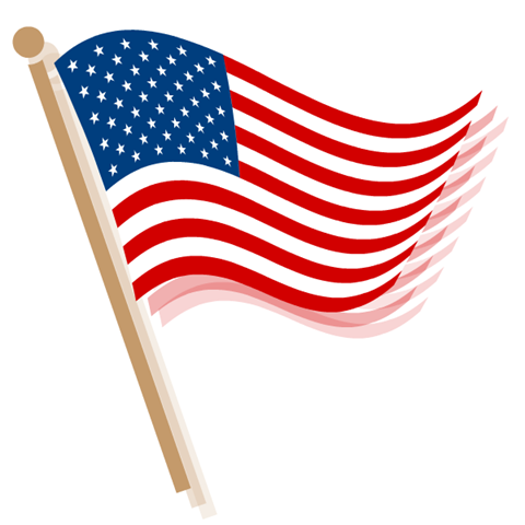 American Flag Banner Clipart  - Flag Clipart Free