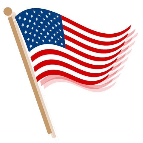 american flag banner clipart - Us Flag Clip Art