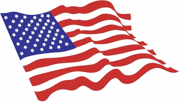 American Flag - Clip Art Flag