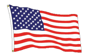 American flag clip art vector