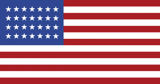 28 Star United States Flag, 1846
