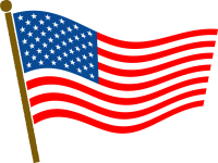 American Flag Clipart Free Gr - Clip Art Flag