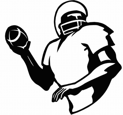 American Football Clipart Black And White | Clipart library - Free