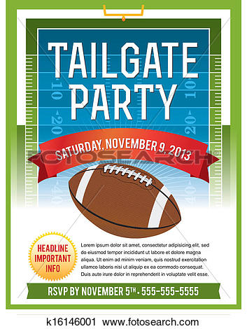 American Football Tailgate Pa - Tailgate Clipart