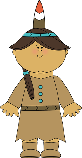 Native American Boy Clipart C