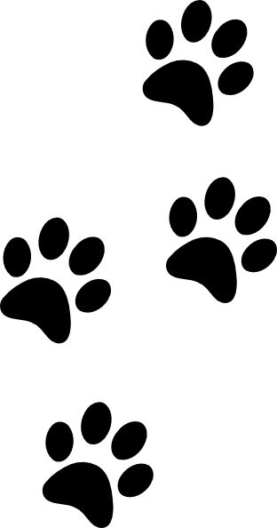 American Kennel Club Canine H - Panther Paw Clip Art
