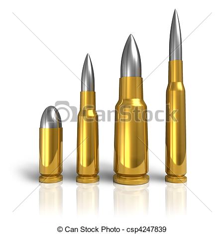 Set of different bullets - csp4247839