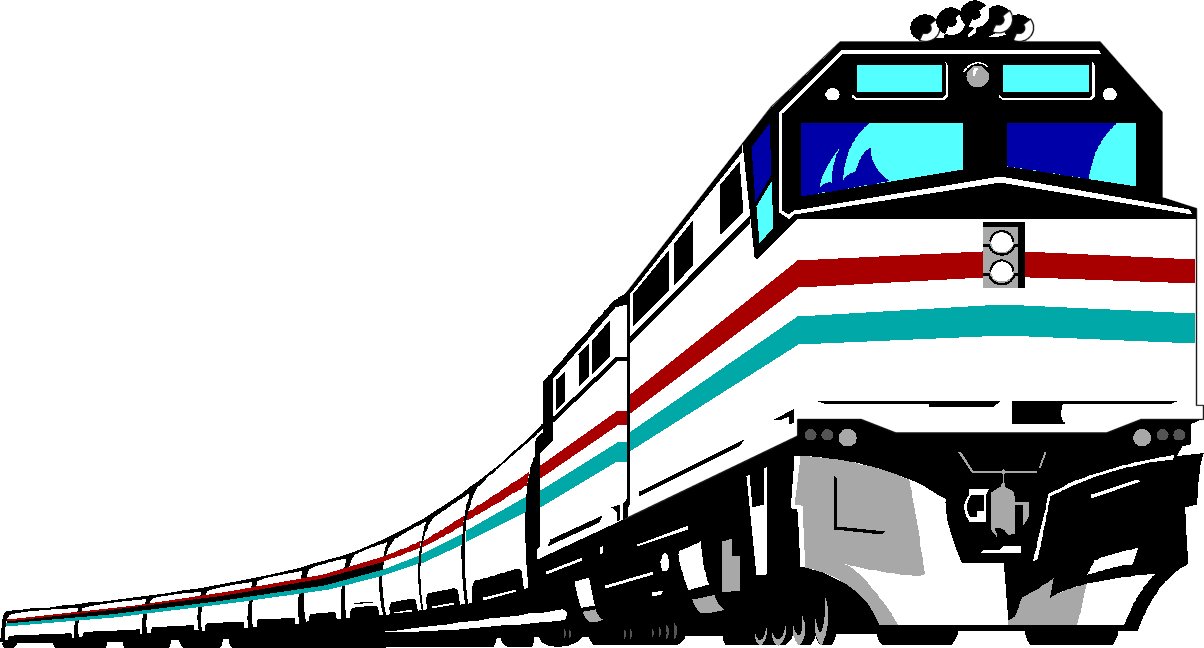 Amtrac train clipart - Free Train Clip Art