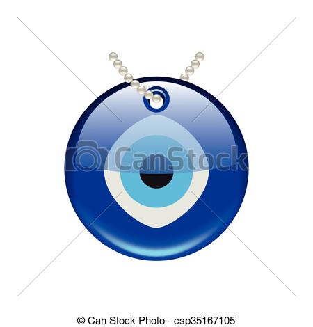 Turkish Eye Amulet Isolated O - Amulet Clipart