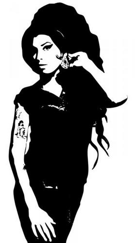 Amy Winehouse wallpaper possibly containing an outerwear, a hip boot, and a  legging titled