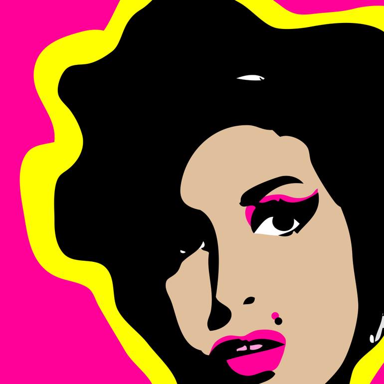 . ClipartLook.com Saatchi Art Artist Linda Pobega; New Media, u201cAmy Winehouseu201d #art