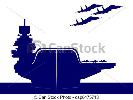 Aircraft Carrier - Retro Clip