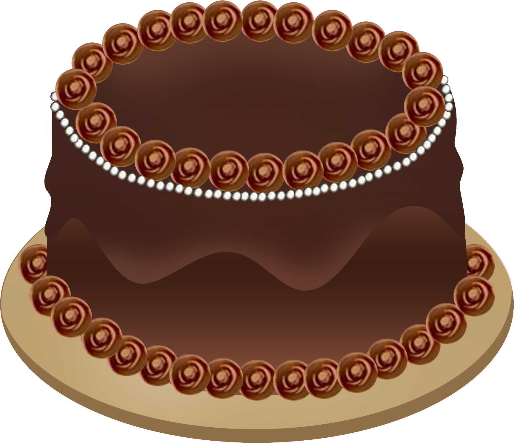 An Illustrated Birthday Cake Graphic Click The Image To View And
