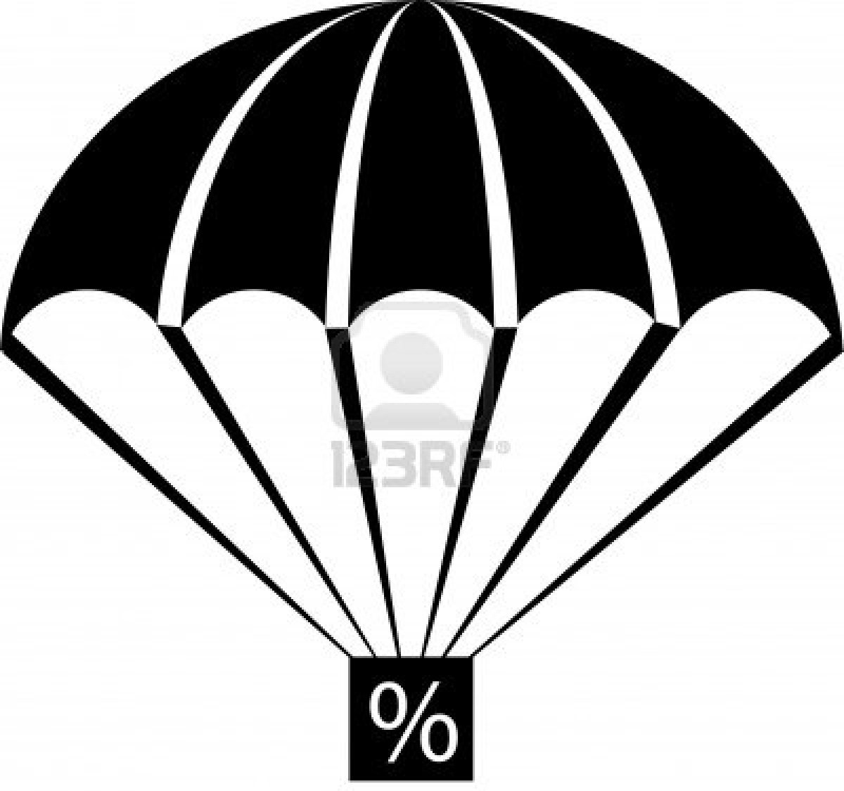 An Illustration With Parachute ...
