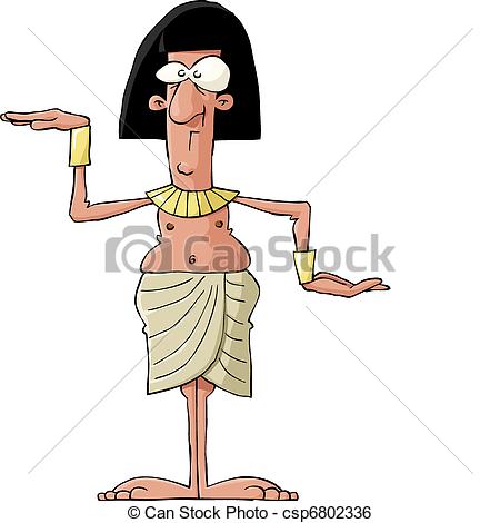 ... Ancient egyptian - Egyptian on a white background, vector.
