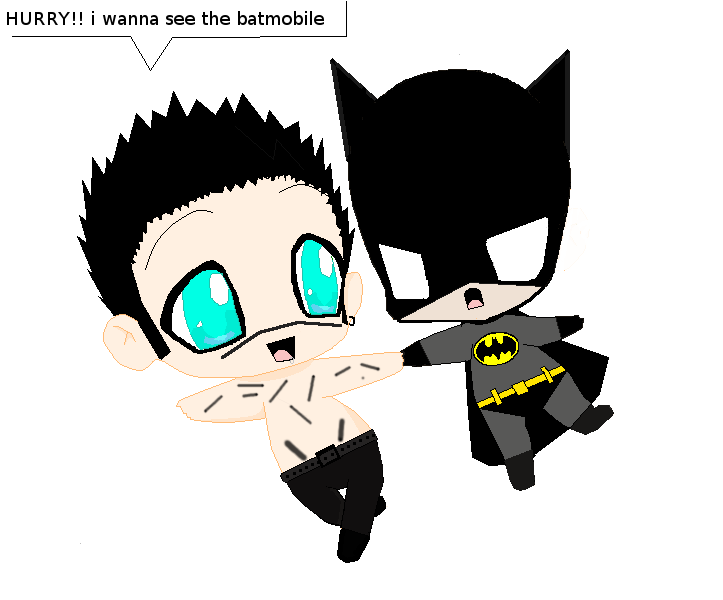 Chibi Andy Biersack And Batman by ChrisTheFox3 ClipartLook.com 