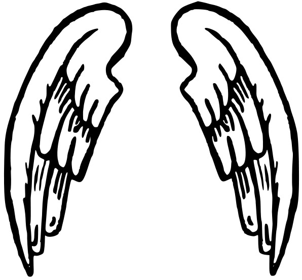 Angel Wings And Halo Clip Art