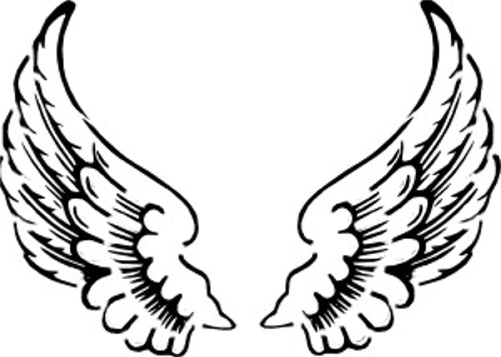 Angel Wings Clipart Panda Fre - Angel Wing Clip Art