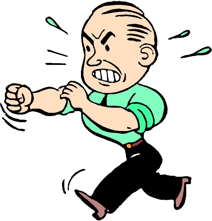 Angry Man Clipart #1