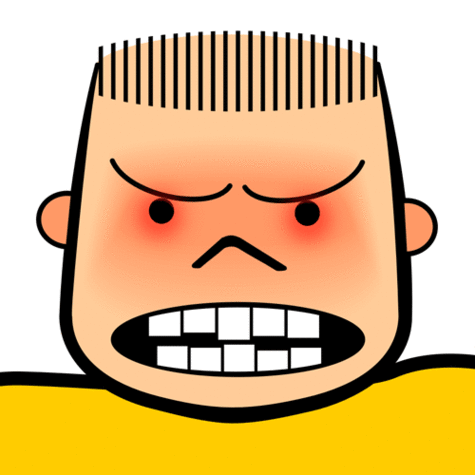 Angry Face Free Clip Art
