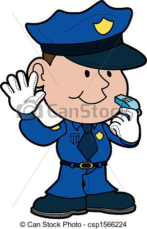 Angry policeman Clipartby Krisdog17/4,363; Illustration of policeman with hand up and whistle