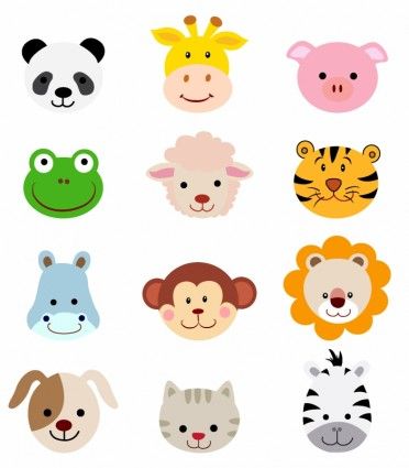 Animal Faces Clip Art Free - Clip Art Free Images