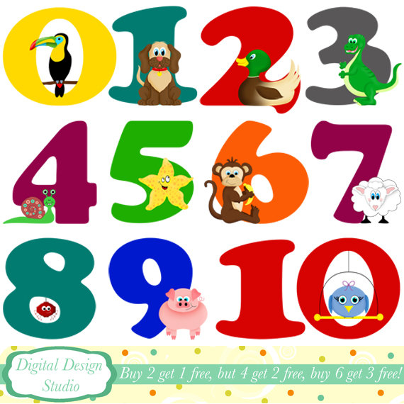 Download Funny Numbers Clipar