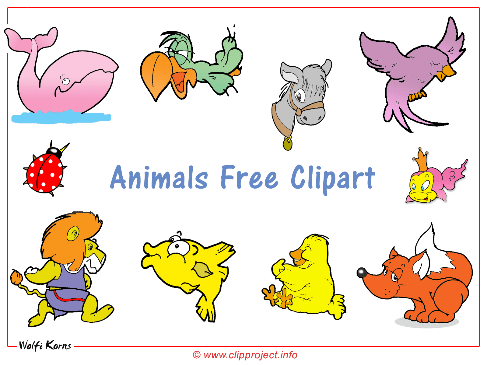 Animals Free Clipart Wallpaper