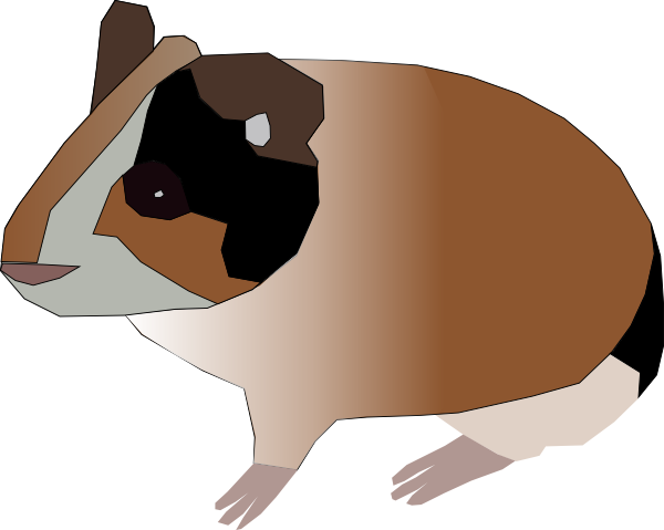 Animated Guinea Pig Clipart F - Guinea Pig Clip Art