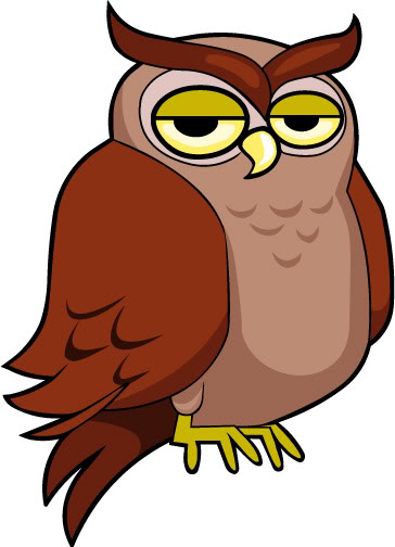 Animated Owl Clipart - Owl Image Clipart