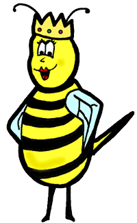 Animated Queen Bee Image