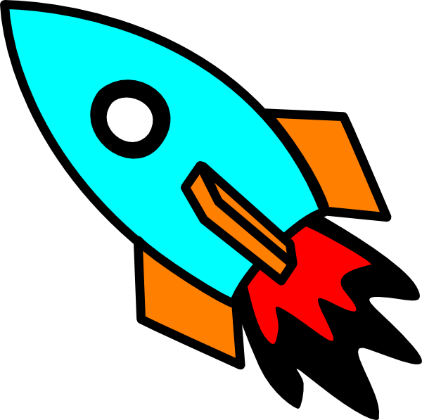Cartoon Image Of Rocket