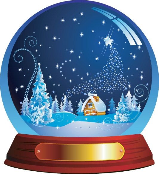 Animated Snow Globes - Snow Globe Clipart