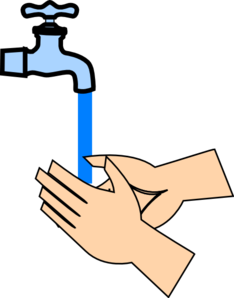 Wash hands clipart free - .