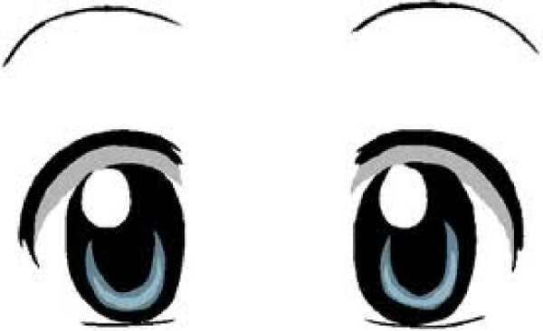 Anime eyes clip art vector clip art free - Clipartix