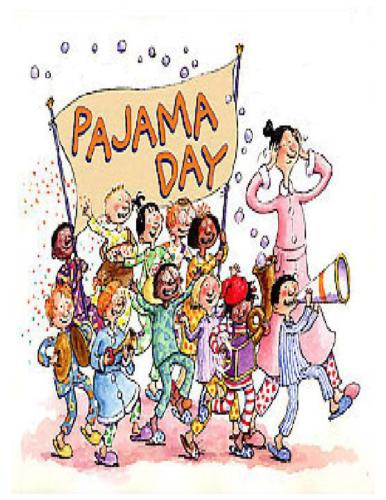 Pajama day clipart - .