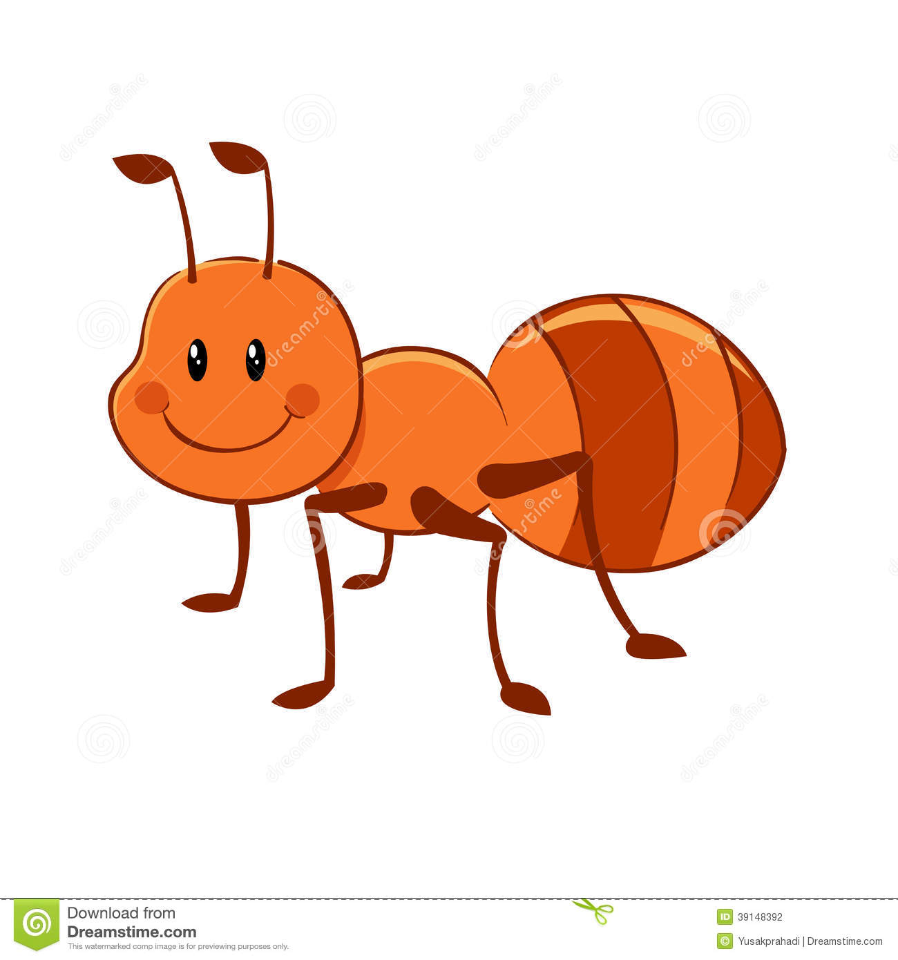 Ant Cartoon Stock Vector Imag - Ant Clip Art