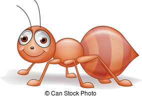 ... Ant cartoon - Vector illu - Ant Clip Art