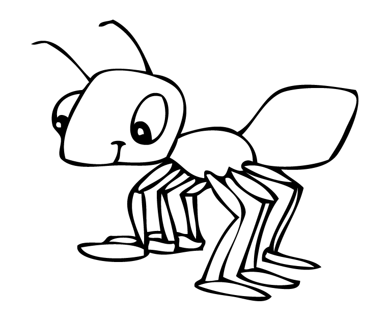 ant coloring page ant clipart coloring page pencil and in color ant clipart