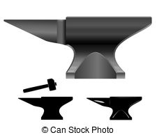 Anvil vector illustration - you can simply change color and... Anvil vector Vector Clip Artby ...