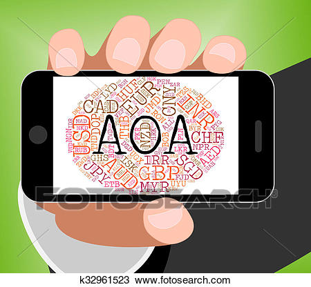 Aoa Currency Indicates Exchan